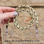 بند عینک بافت سبزینه - سبز طلایی - خوشحالی بسازیم