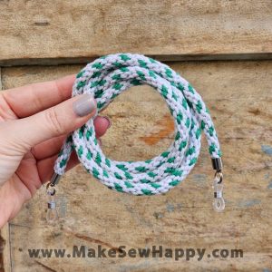 بند عینک بافت جنگل ابری - سبز طوسی - خوشحالی بسازیم