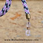 بند عینک بافت گل بنفشه - ارغوانی - خوشحالی بسازیم