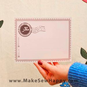 کارت پستال پارچه‌ای