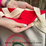 کیف توت بگ طرح رنگین کمان صورتی و قلب صورتی کم‌رنگ