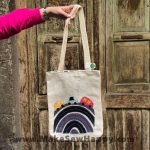 کیف توت بگ طرح جاده بنفش و ماشین‌های رنگی