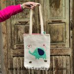 کیف توت بگ طرح بچه فیل سبز