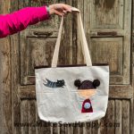 کیف توت بگ طرح دختربچه و گربه