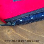 جا عینکی پارچه‌ای رنگ صورتی و آبی