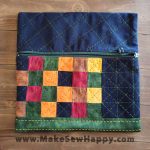 کیف لپتاپ پارچه‌ای طرح چهارخونه