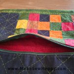 کیف لپتاپ پارچه‌ای طرح چهارخونه