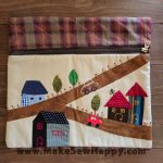 کیف لپتاپ پارچه‌ای طرح خونه