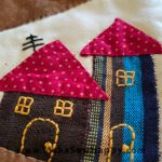 کیف لپتاپ پارچه‌ای طرح خونه