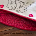 جا مدادی پارچه‌ای طرح عشق