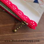 جامدادی پارچه‌ای طرح مداد