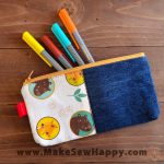 جامدادی پارچه‌ای طرح حیوانات