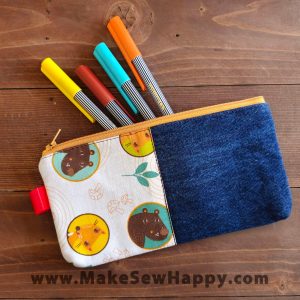 جامدادی پارچه‌ای طرح حیوانات