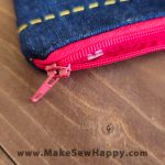 جامدادی پارچه‌ای طرح مربع رنگی