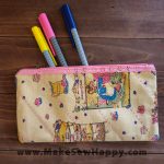 جامدادی پارچه‌ای طرح کارتونی