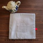 دستگیره آشپزخانه پارچه‌ای مدل مربع طرح خانه