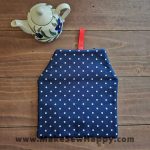 دستگیره آشپزخانه پارچه‌ای مدل خانه طرح مرغ