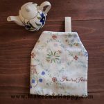 دستگیره آشپزخانه پارچه‌ای مدل خانه طرح آدمک