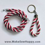 ست کادویی بند عینک و جاسوئیچی رنگ پرچم ایران