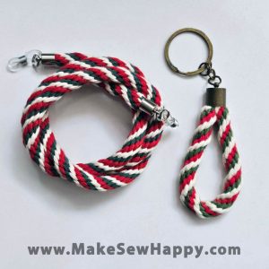 ست کادویی بند عینک و جاسوئیچی رنگ پرچم ایران