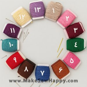 نخ کاموا تک رنگ