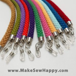 بند عینک بافت تک رنگ