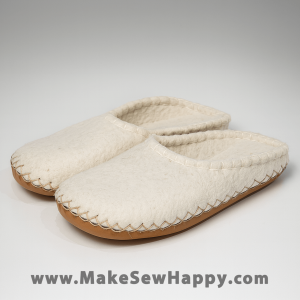 کفش نمدی سفید مناسب کچه