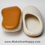 کفش نمدی سفید مناسب کچه