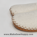 کفش نمدی سفید مناسب کچه