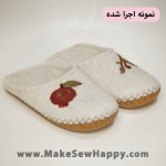 کفش نمدی سفید مناسب کچه